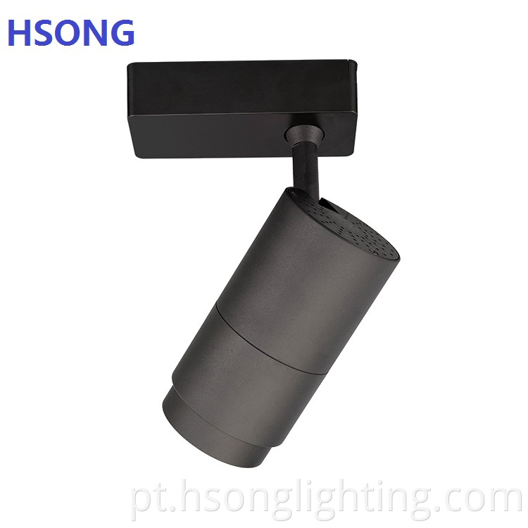 Luz de trilha LED de Hsong LED 7/20/20/30W Lâmpadas de pista de espuma para lojas de alumínio de alumínio
